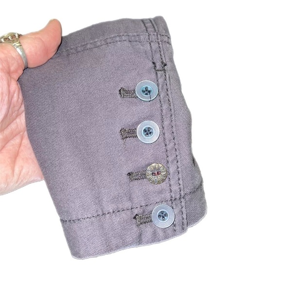 Anthropologie EUC Hei Hei Delaine Blazer Soft exposed Seams Button Cuff 10 - Picture 15 of 15